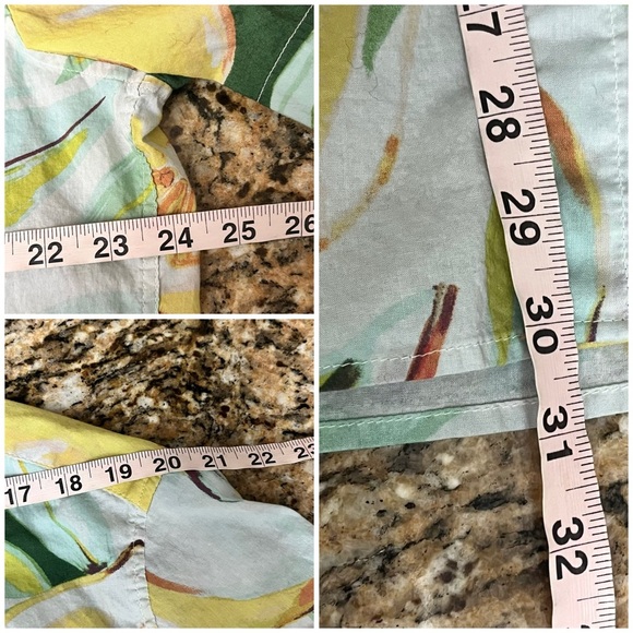 H&M Men’s Vintage Tropical Fruit Print Shirt – Hawaiian Button-Up Summer XL - Picture 6 of 10